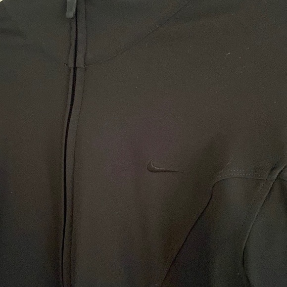 Nike dri-fit full-zip top shirt / mint condition / all black! - Picture 3 of 4